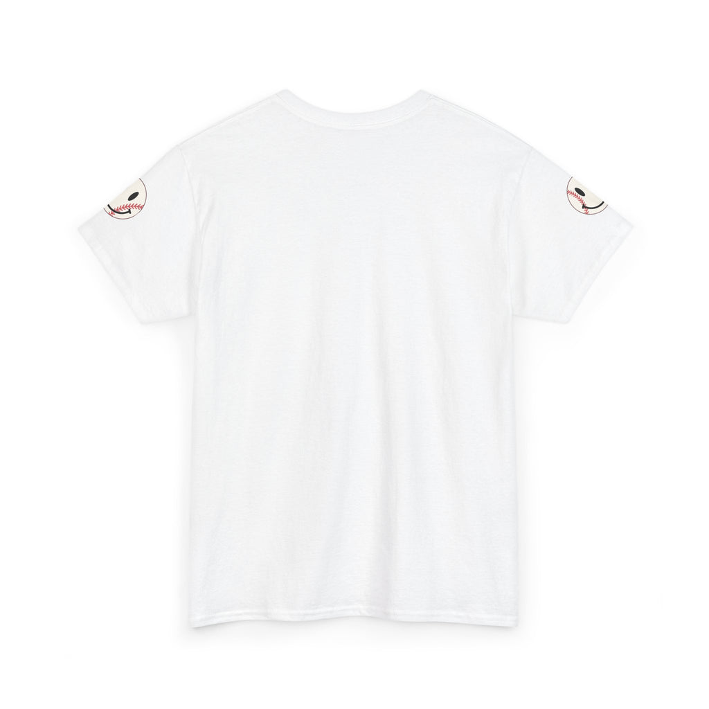 Hit the Dang Ball Baseball T‑Shirt – Funny Retro Striped Tee for Players & Fans