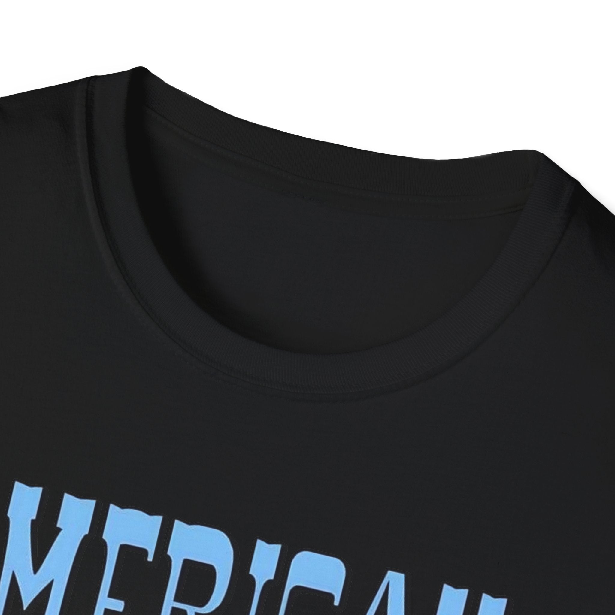 American Babe Retro Patriotic Graphic Tee (4th of July, USA Stars & Stripes)