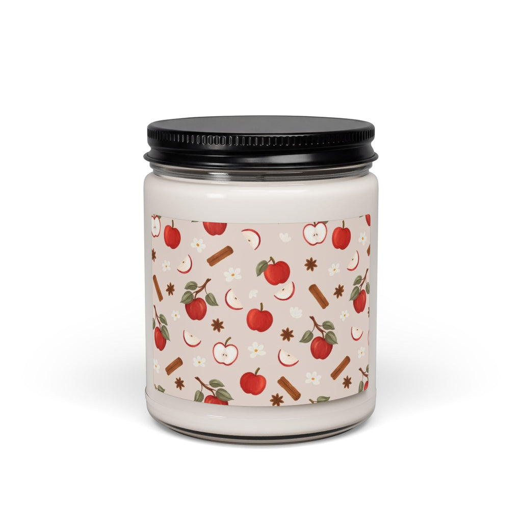 Apple Comfort Soy Candle — 9oz Scented Jar (Cozy Fall & Holiday Home Fragrance)
