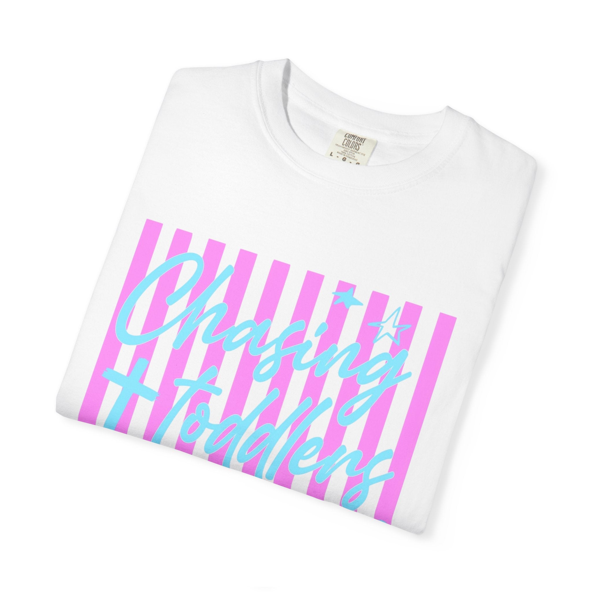 Chasing toddlers and Jesus Shirt