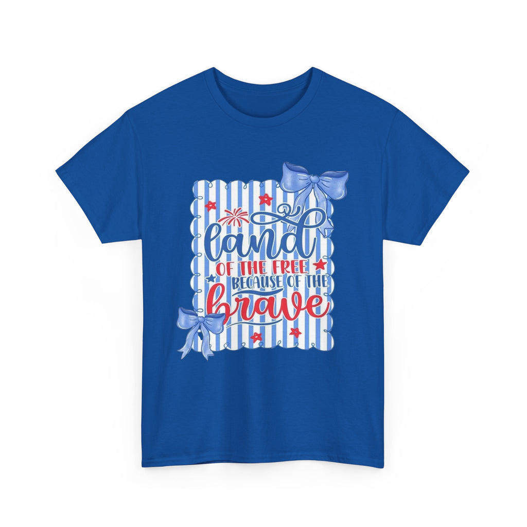 Land of the Free Because of the Brave TShirt