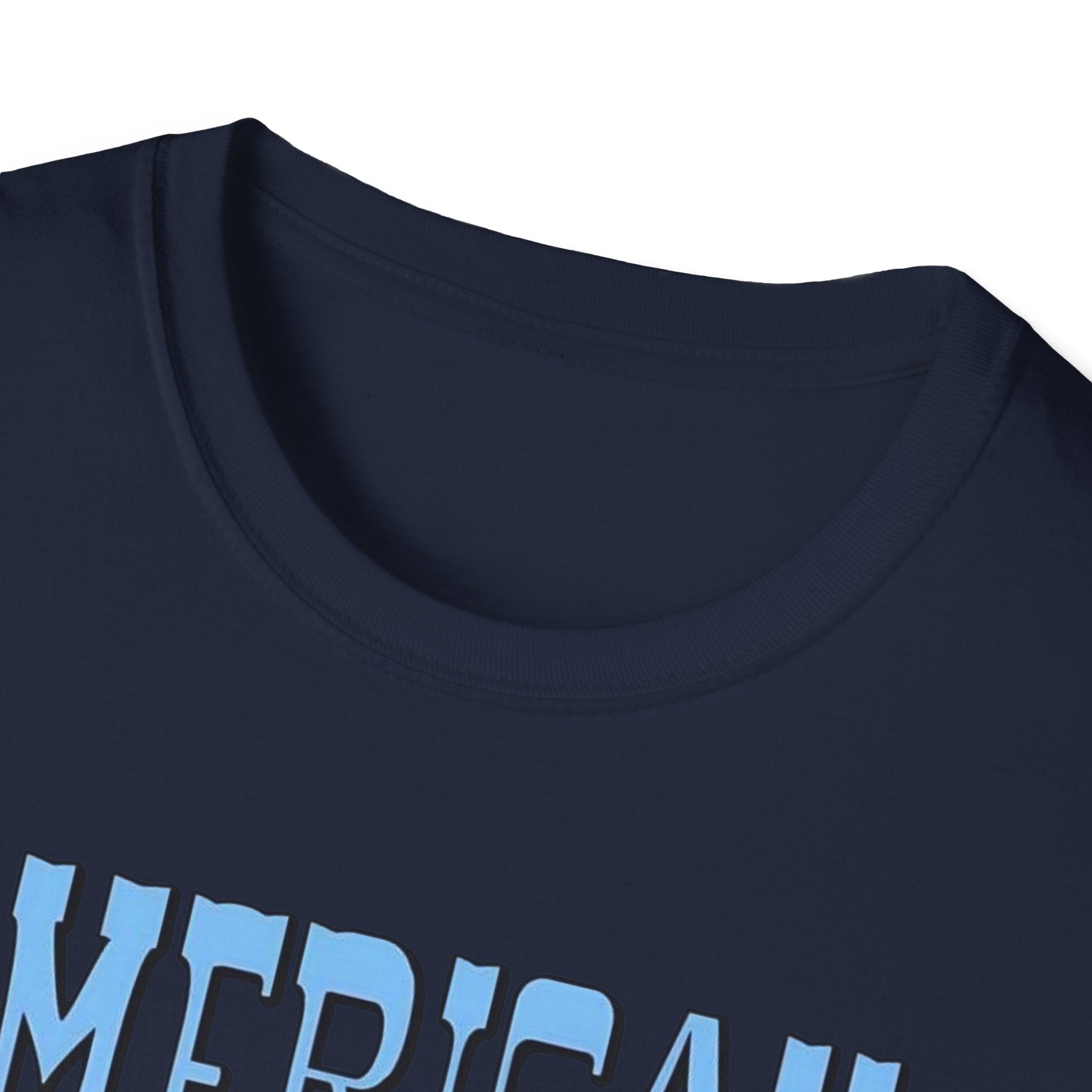 American Babe Retro Patriotic Graphic Tee (4th of July, USA Stars & Stripes)