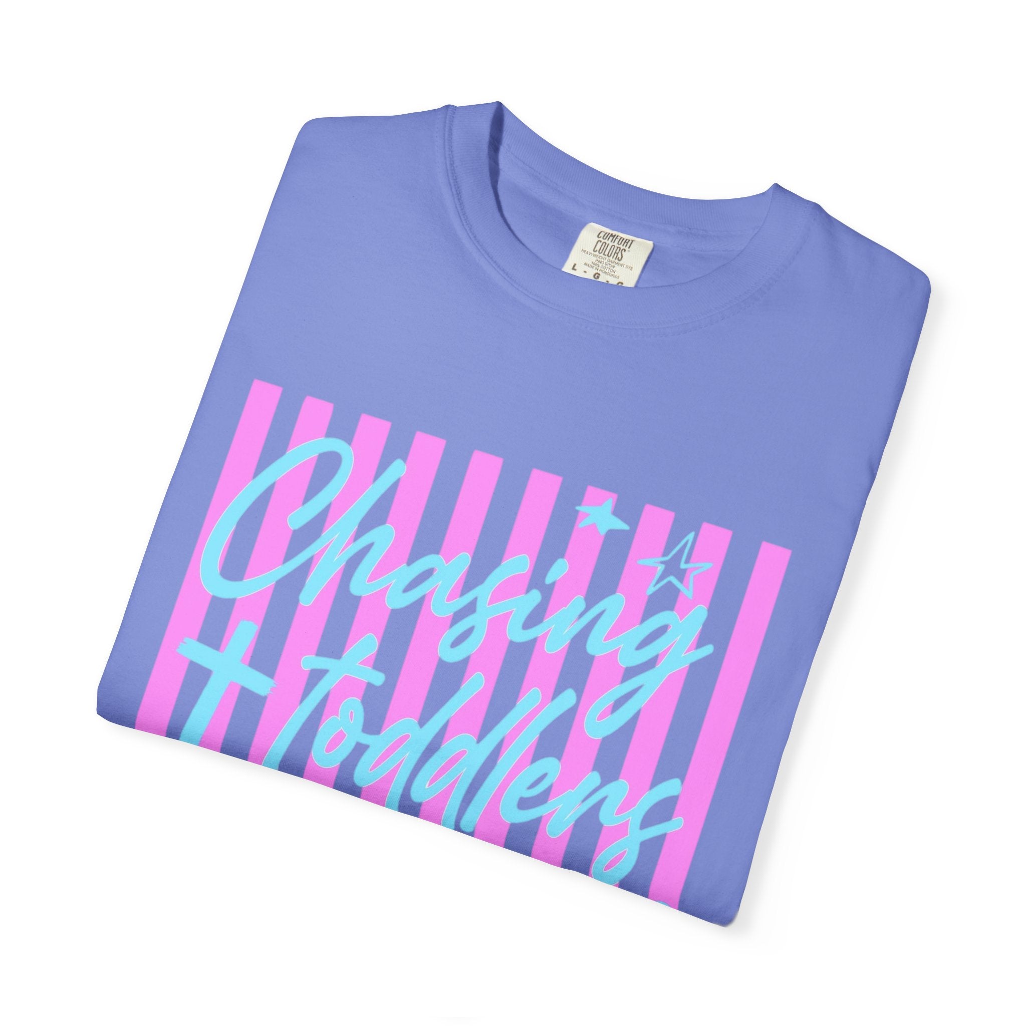 Chasing toddlers and Jesus Shirt