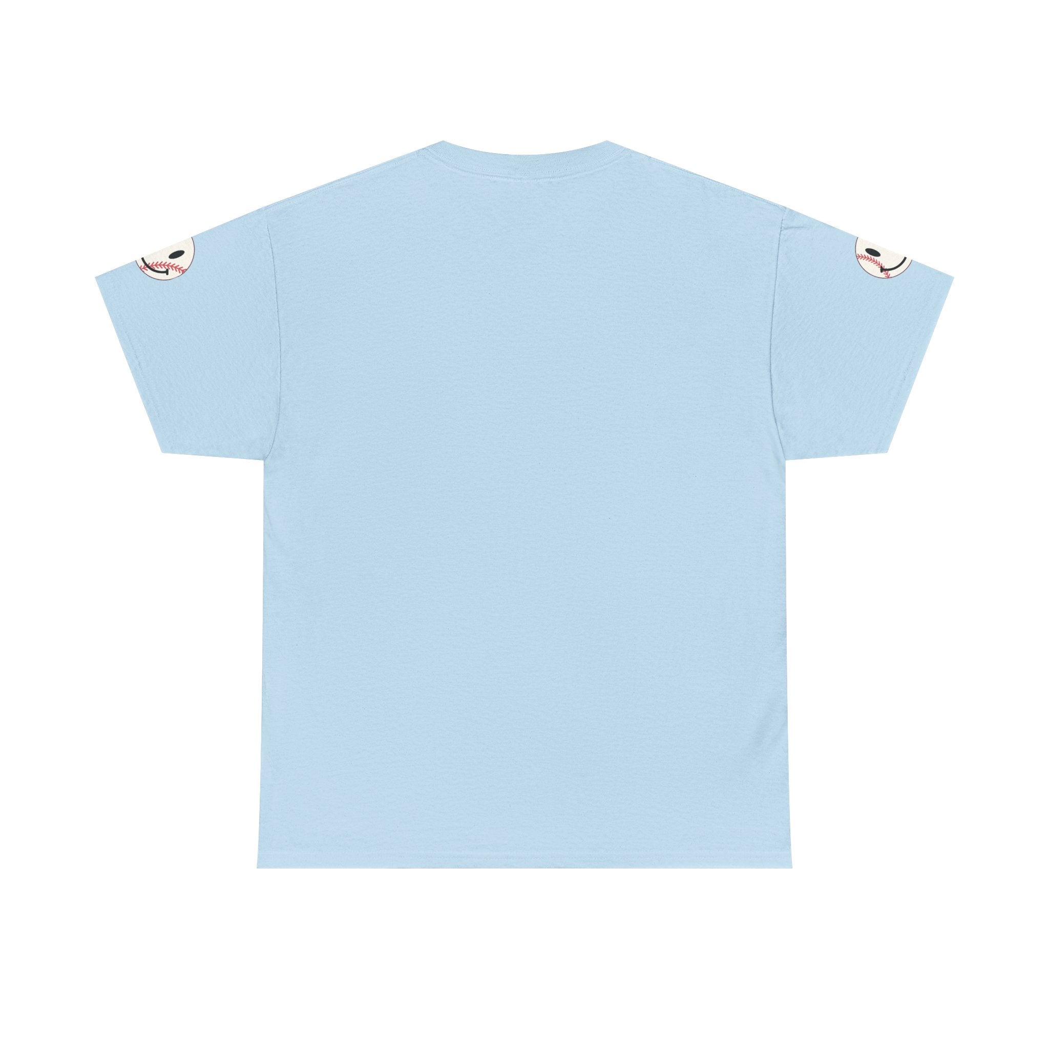 Hit the Dang Ball Baseball T‑Shirt – Funny Retro Striped Tee for Players & Fans