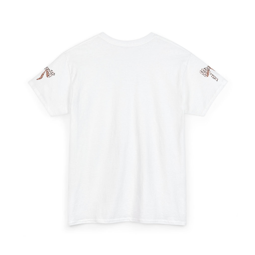 Jesus Loves Me Leopard Bow Tee