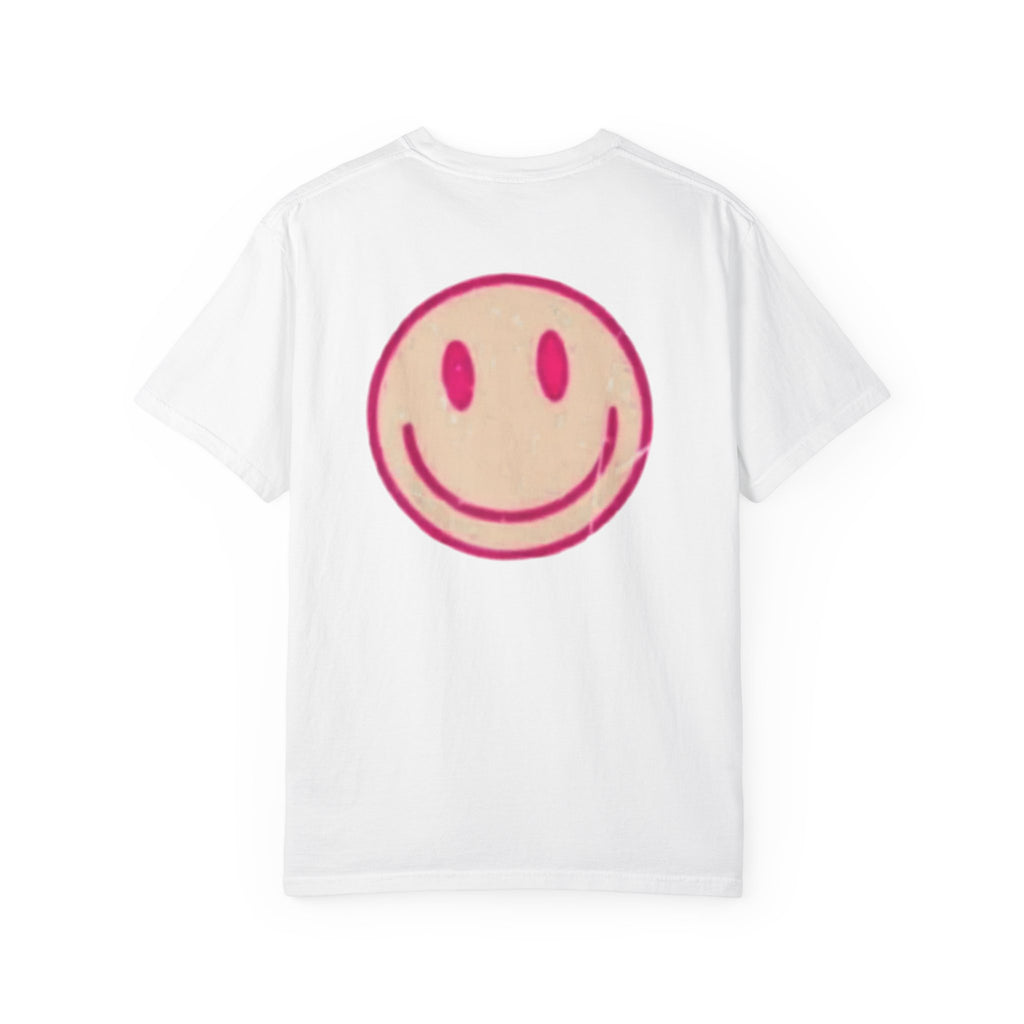 Good Moms Say Bad Words T-Shirt — Funny Mom Tee with Leopard Print & Smiley Back