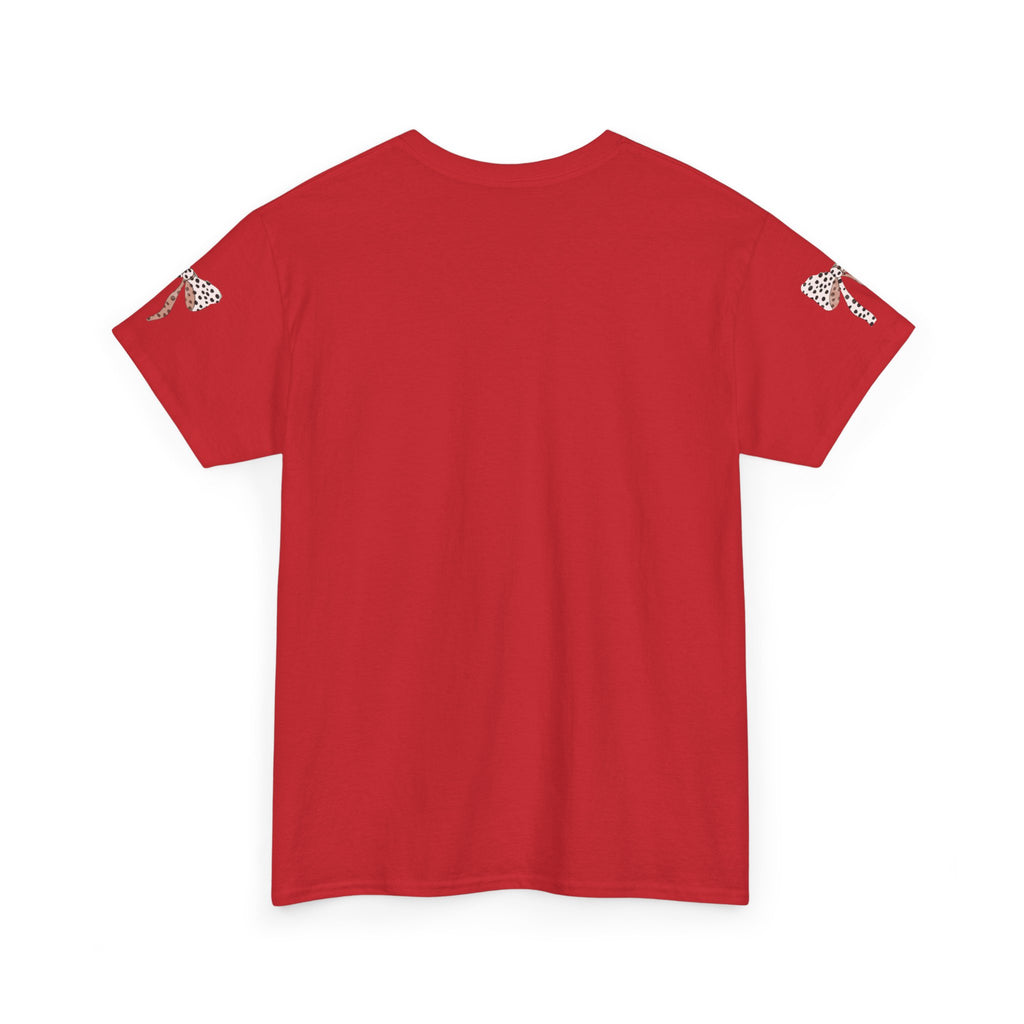 Jesus Loves Me Leopard Bow Tee
