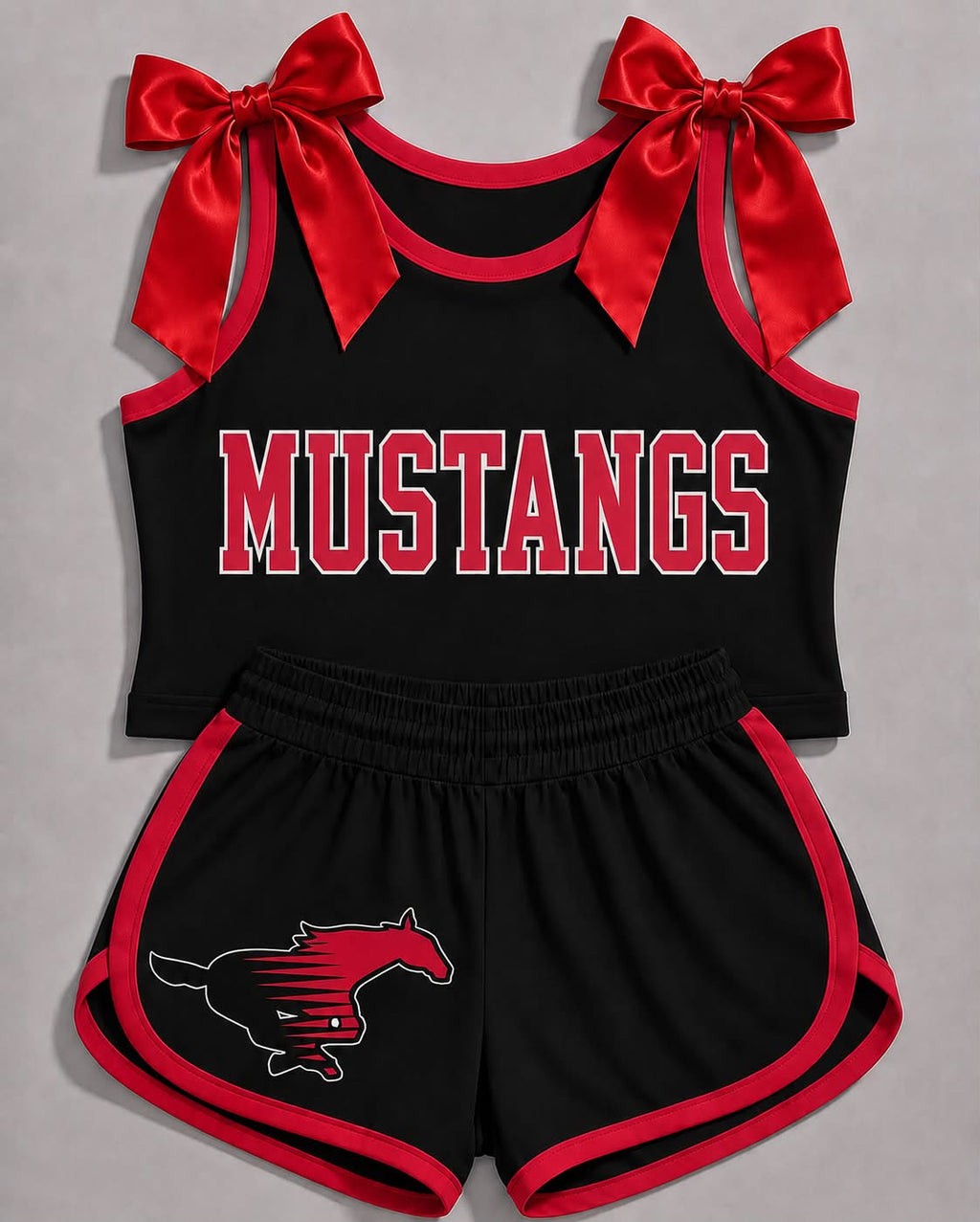 Red Mustang set