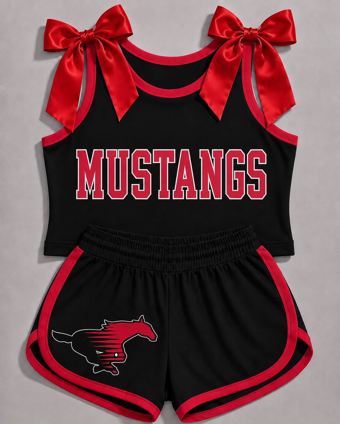 Red Mustang set