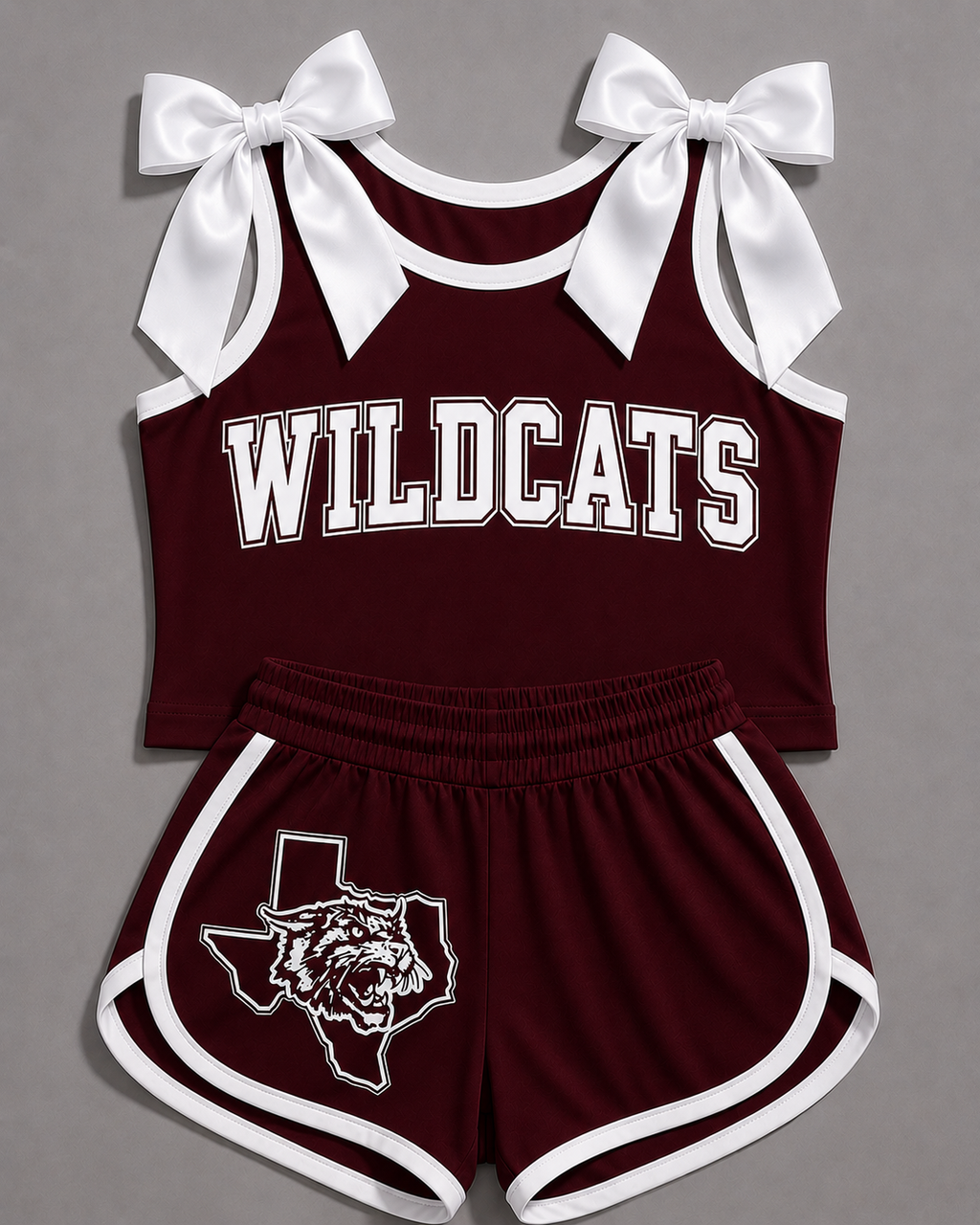 Wildcat maroon Mommy & Me Set