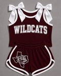 Wildcat maroon Mommy & Me Set