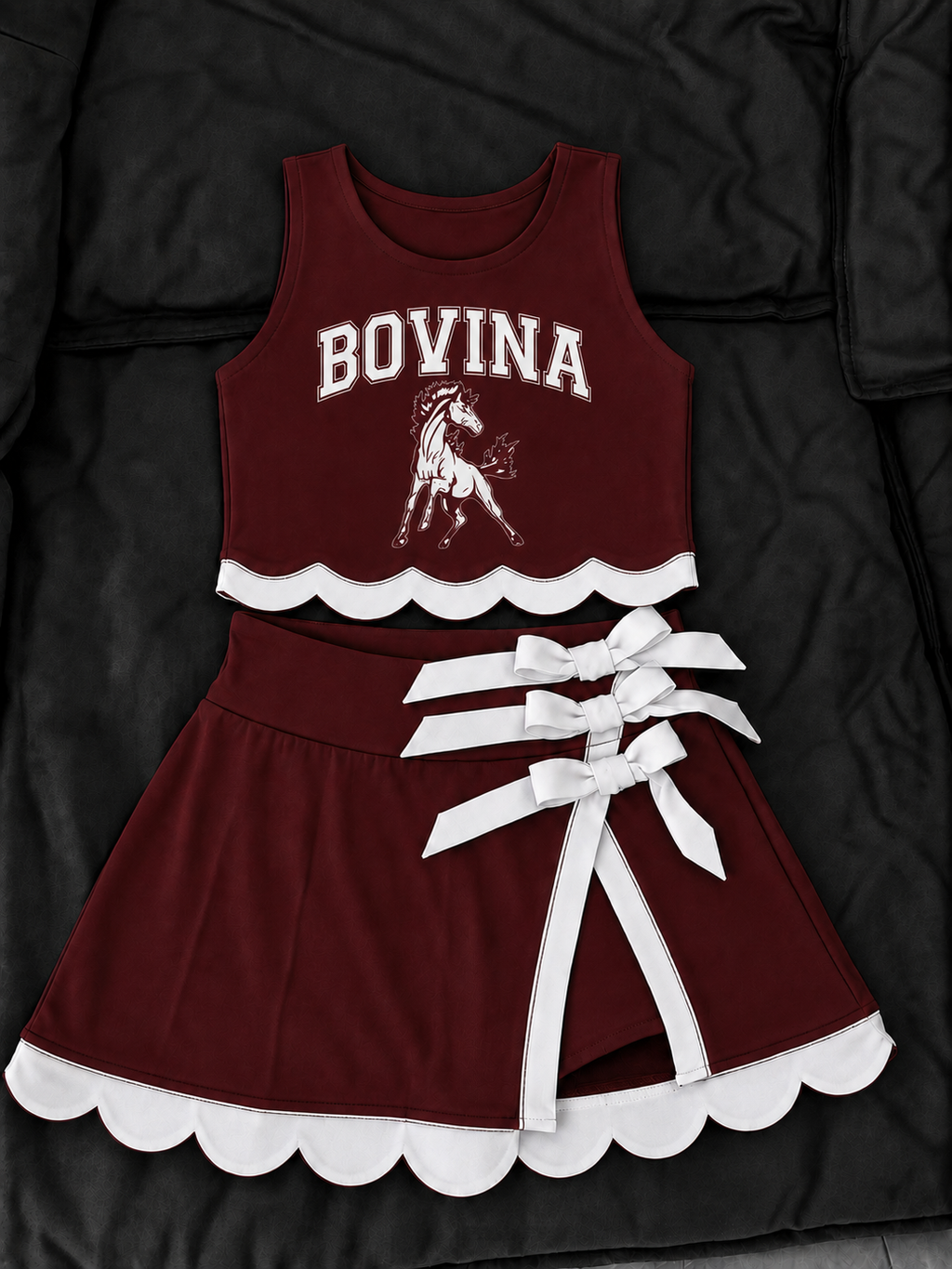 Mustang cheer suit